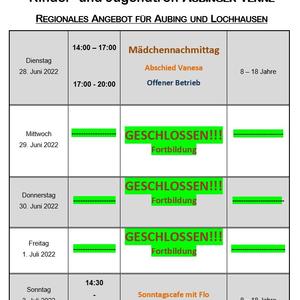 News #96 - Wochenprogramm 28.6. - 3.7. (KW 26) - Image