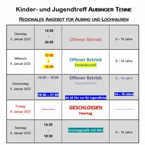 News #119 - Wochenprogramm 3.1.23 - 8.1.23 (KW 1) - Image