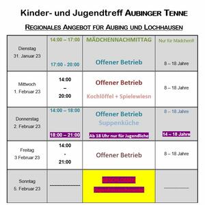 News #121 - Wochenprogramm 31.1.23 - 05.2.23 (KW 5) - Image