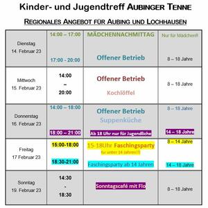 News #122 - Wochenprogramm 14.2.23 - 19.2.23 (KW 7) - Image