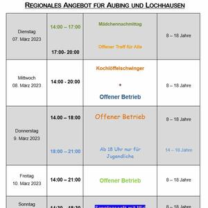 News #123 - Wochenprogramm 7.3.23 - 12.3.23 (KW 10) - Image