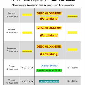 News #124 - Wochenprogramm 14.3.23 - 19.3.23 (KW 11) - Image