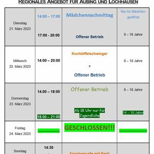 News #125 - Wochenprogramm 21.3.23 - 26.3.23 (KW 12) - Image