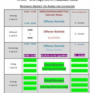 News #126 - Wochenprogramm 4.4.23 - 9.4.23 (KW 14) - Image