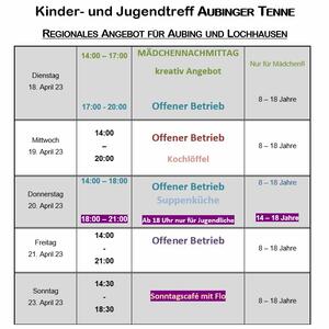 News #127 - Wochenprogramm 18.4.23 - 23.4.23 (KW 16) - Image