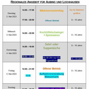 News #129 - Wochenprogramm 2.5.23 - 7.5.23 (KW 18) - Image