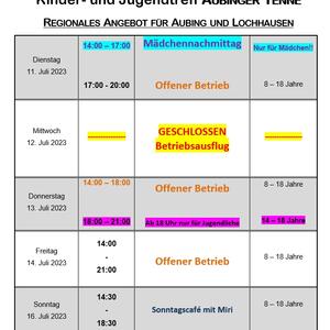 News #136 - Wochenprogramm 11.7.23 - 16.7.23 (KW 28) - Image