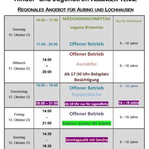 News #144 - Wochenprogramm 10.10.-15.10. KW 41 - Image