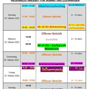 News #145 - Wochenprogramm 24.10.-29.10. KW 43 - Image