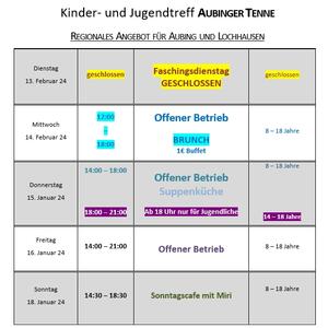 News #154 - Faschingsferien Programm KW 07 - Image