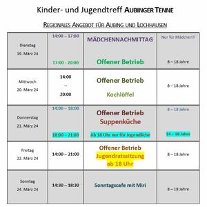 News #157 - Wochenprogramm 19.3. - 24.3. - Image