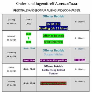 News #158 - Osterferien Programm 2.4.-7.4. KW 14 - Image