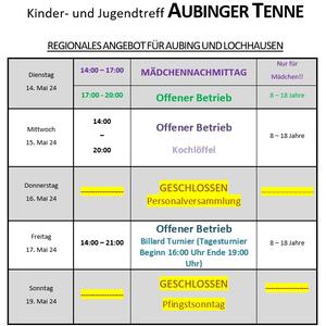 News #161 - Wochenprogramm 14.5.-19.5. (KW 20) - Image