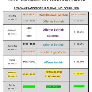 News #164 - Wochenprogramm 11.6. - 16.6. (KW 24) - Image