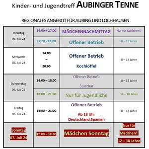 News #165 - Wochenprogramm 2.7. - 7.7. (KW 27) - Image