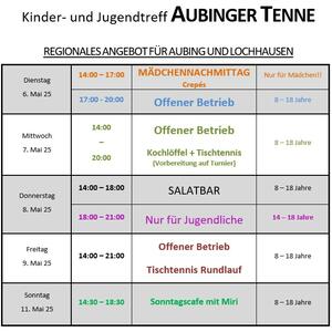 News #188 - Wochenprogramm 6.5.-11.5. - Image